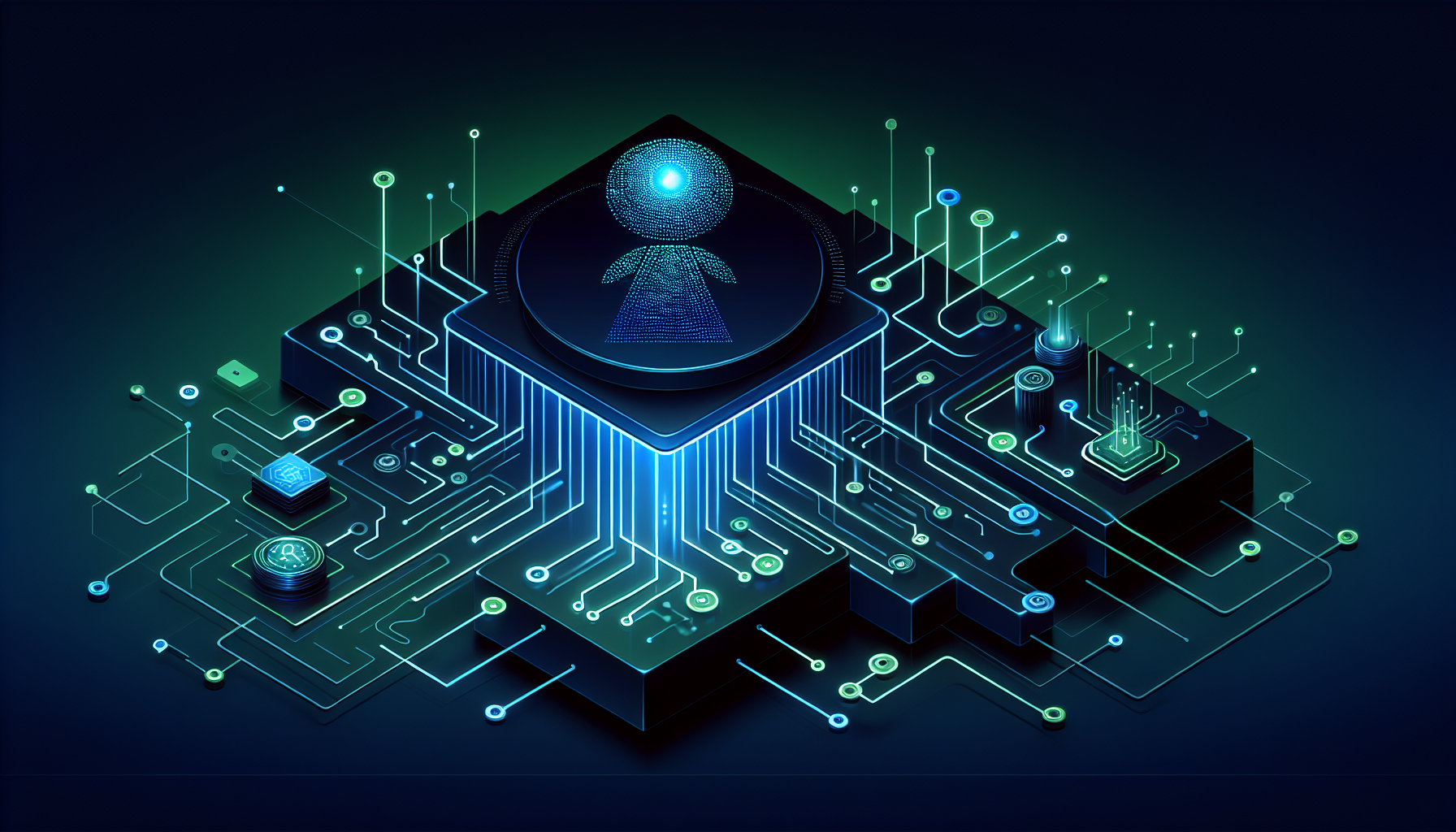 AI analytics dashboard showing crew scheduling and job costing data for a landscaping company