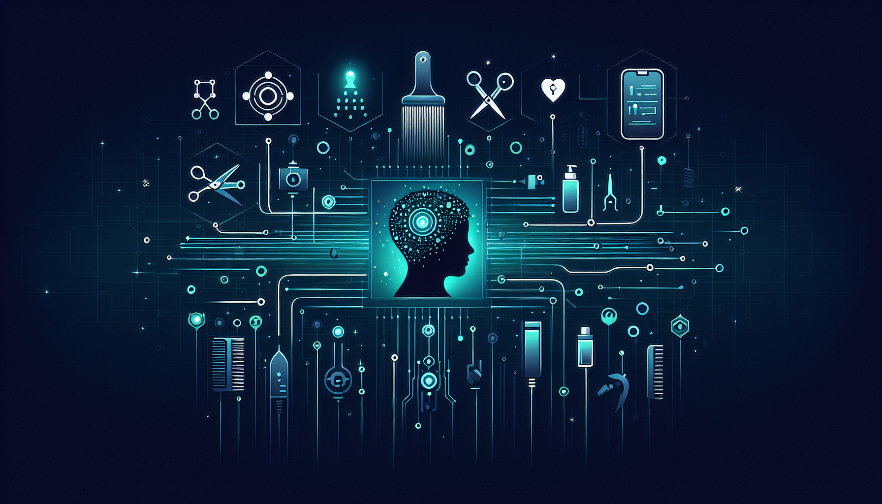 AI automation dashboard showing time savings for a hair salon with scheduling, reminders, and rebooking tools