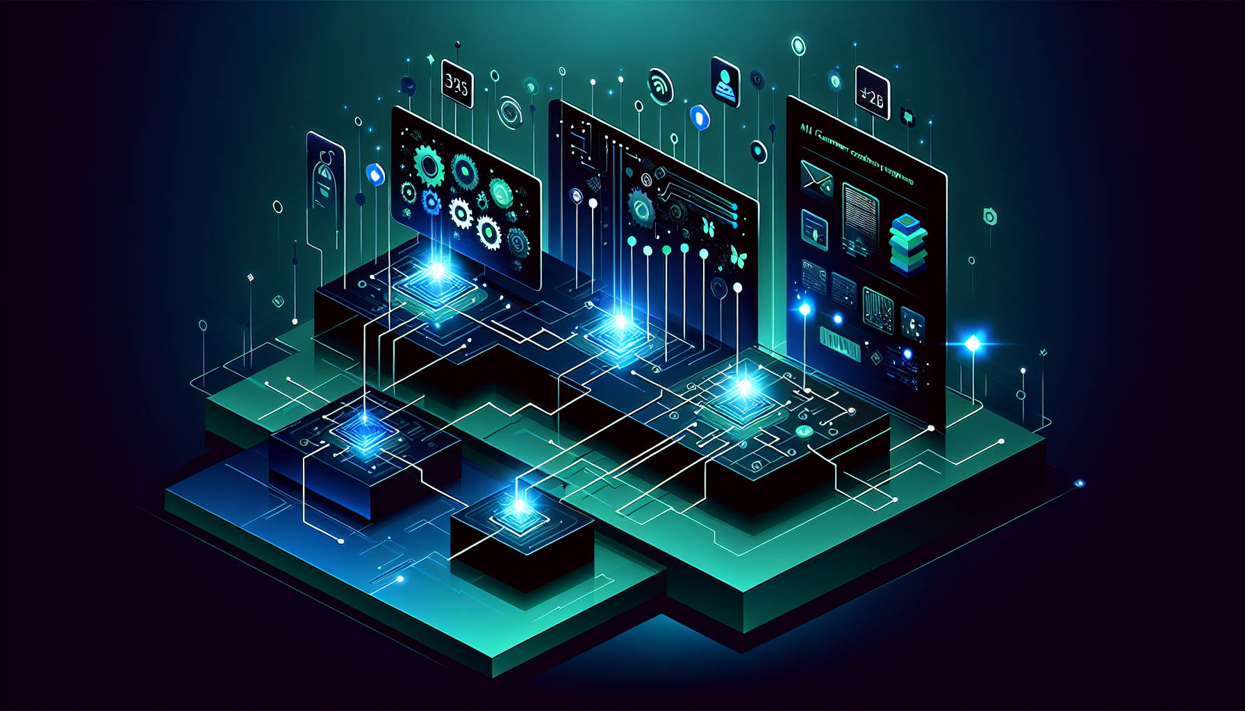 AI chatbot interface on a bakery website showing instant customer order response