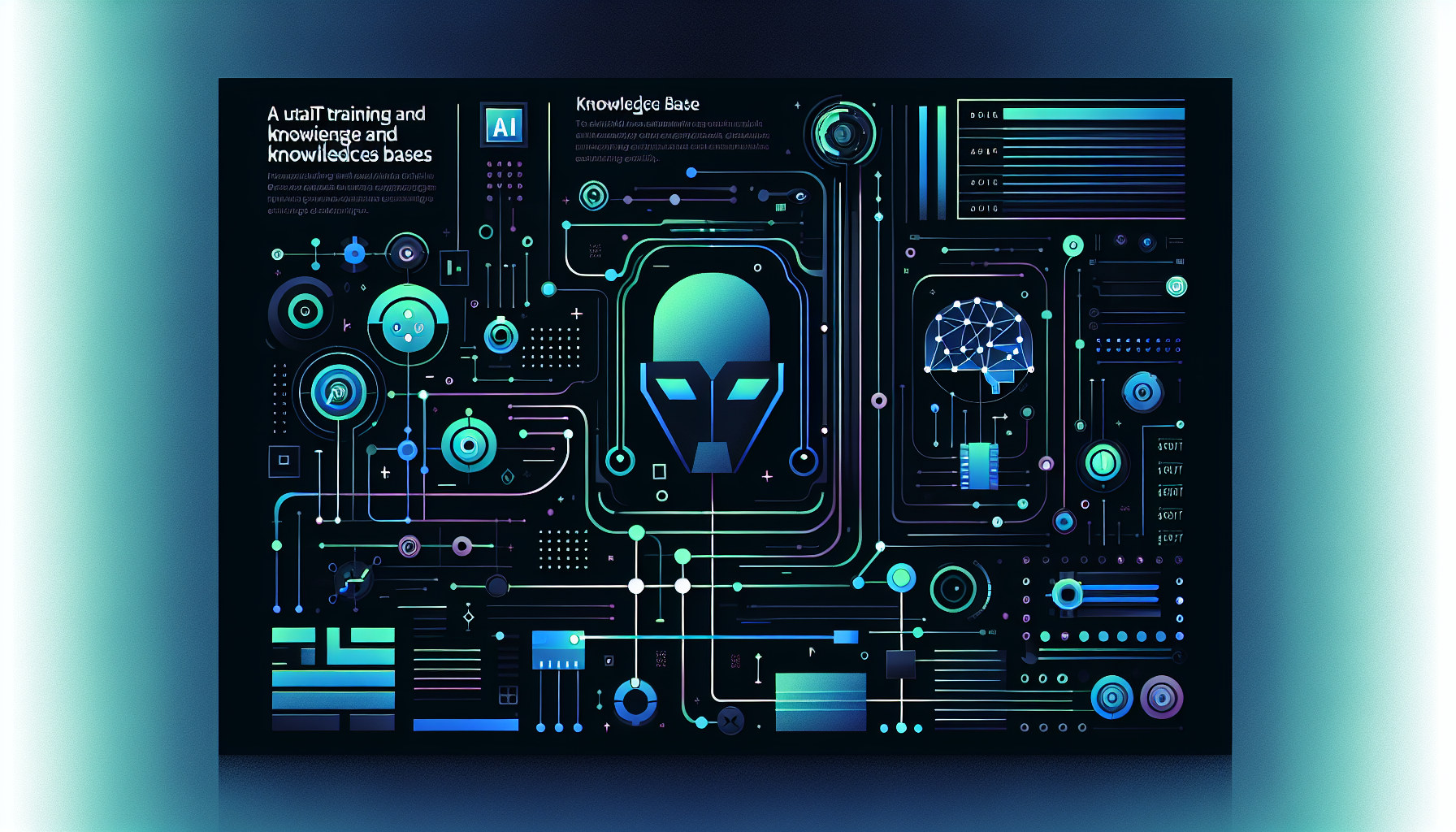 Electrician using an AI-powered knowledge base on a tablet at a job site with electrical panels in the background