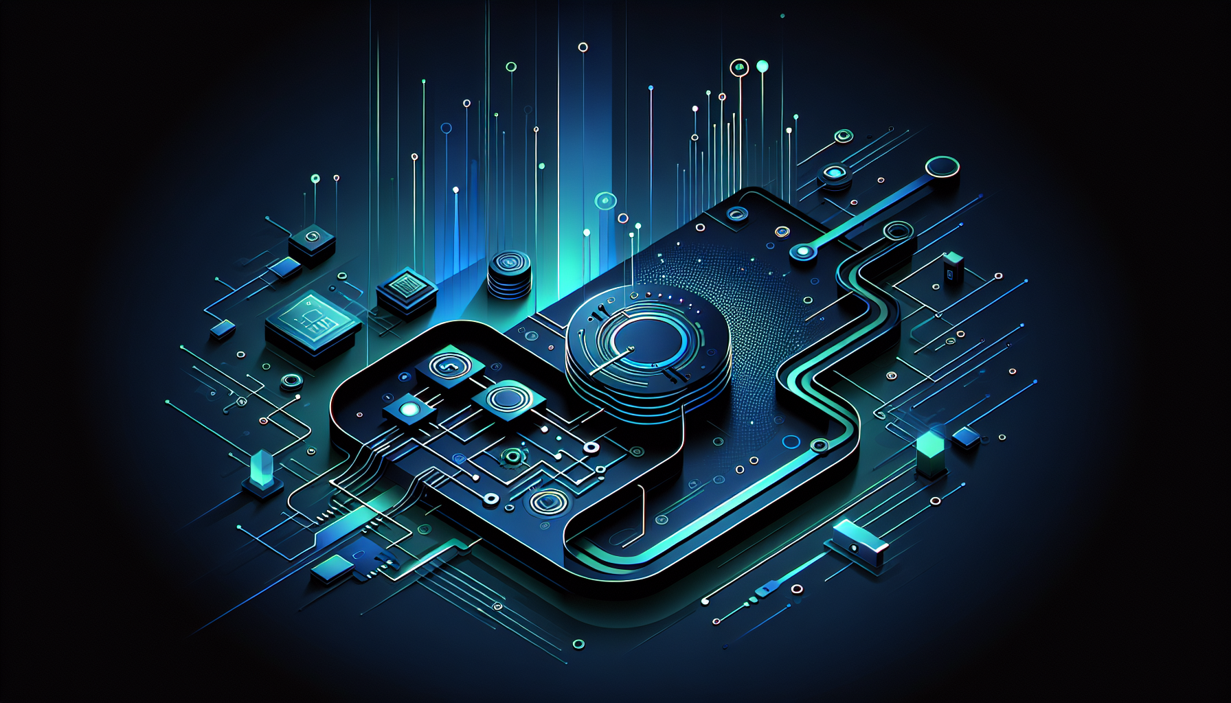 Veterinary clinic staff using an AI knowledge base system on a tablet during a consultation