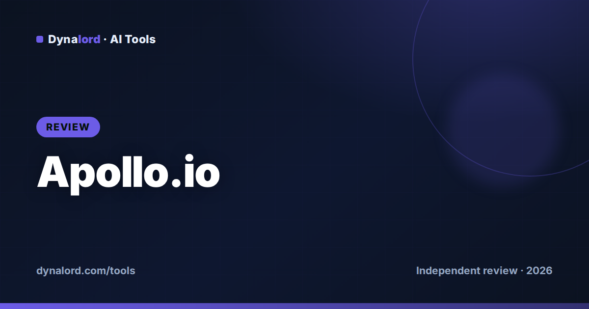 Cover for Apollo.io Review 2026: The All-in-One Sales Platform Tested
