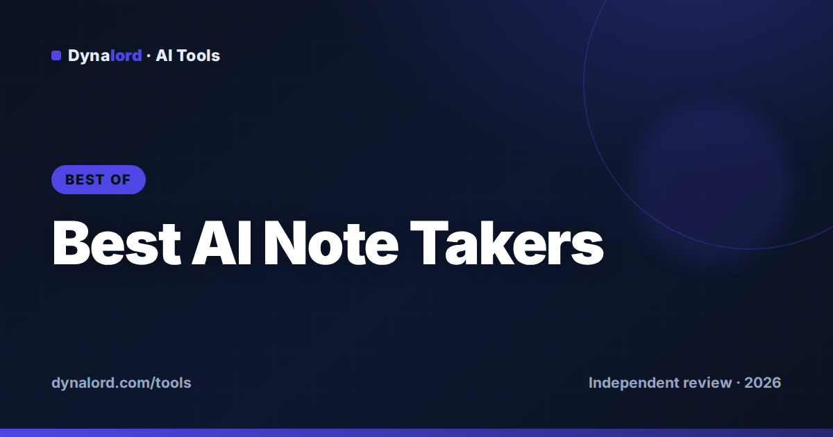 Best AI Note Takers