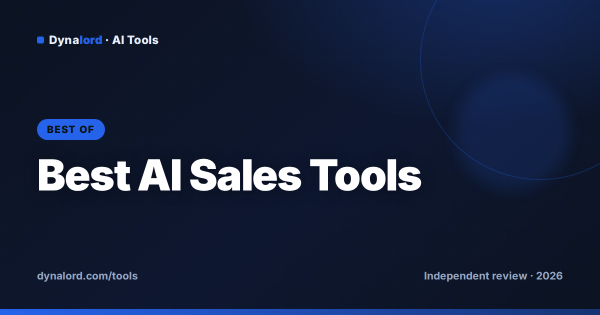 Best AI Sales Tools