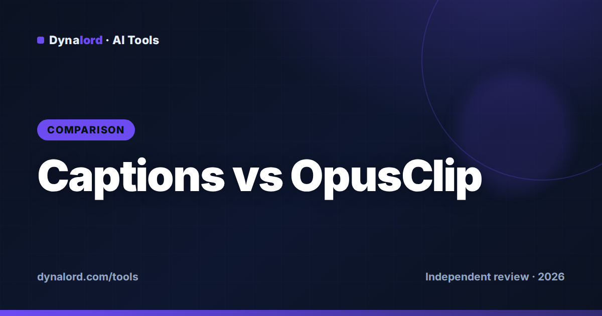 Captions vs OpusClip