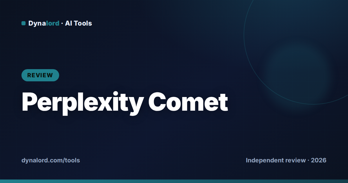 Cover for Perplexity Comet Review 2026: The Free Agentic Browser
