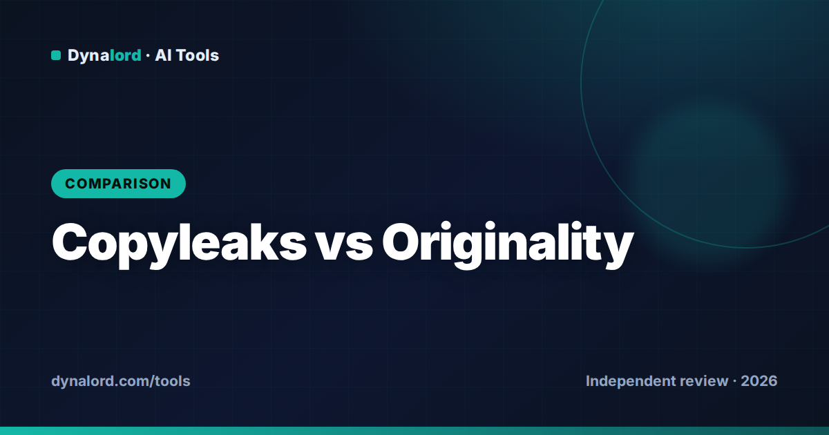 Copyleaks vs Originality