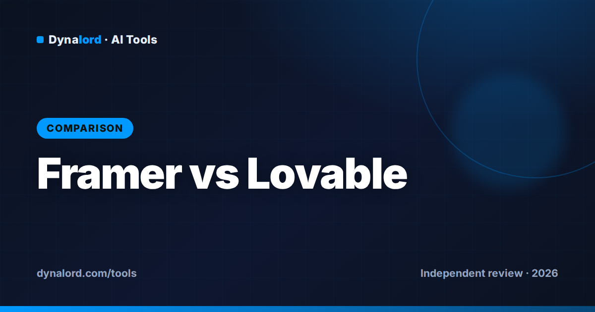 Framer vs Lovable