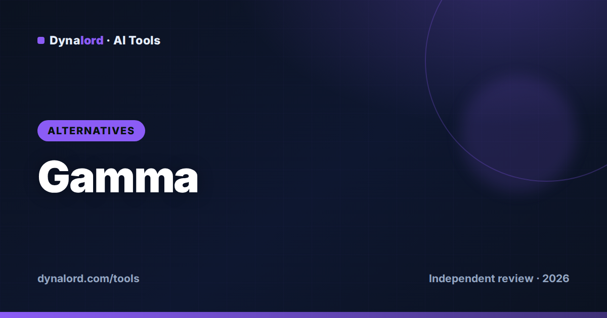 Cover for 8 Best Gamma Alternatives in 2026 (Free & Paid)