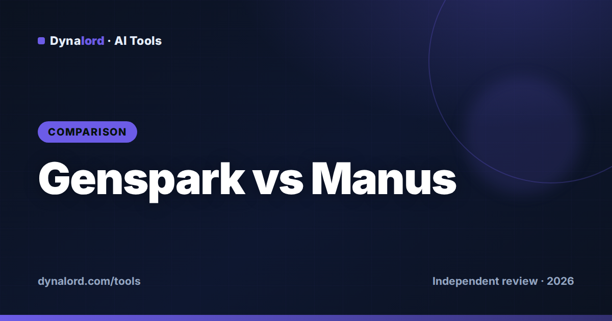 Genspark vs Manus