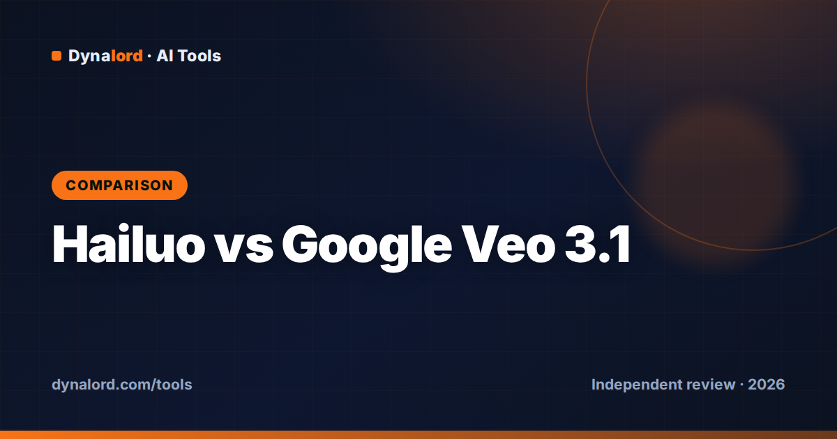 Hailuo vs Google Veo 3.1