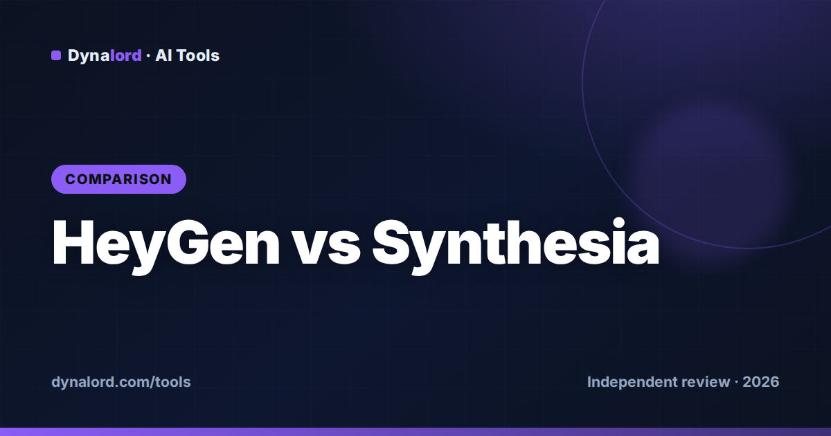 Cover for HeyGen vs Synthesia (2026): Which Should You Pick?