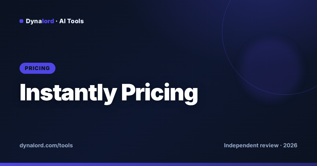 Instantly Pricing