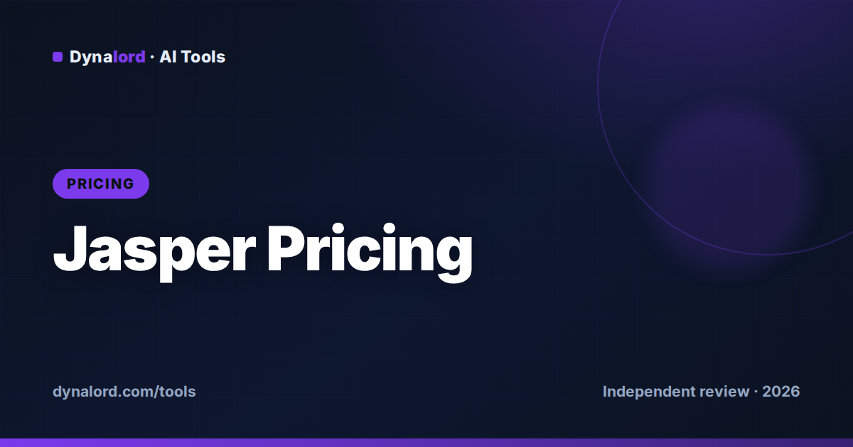 Jasper Pricing