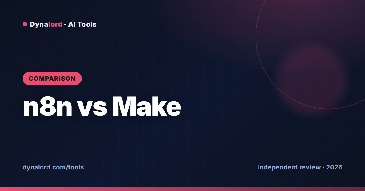 Cover for n8n vs Make (2026): Which Automation Tool Should You Pick?