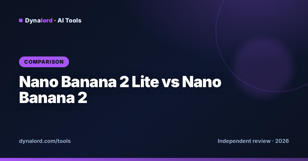 Nano Banana 2 Lite vs Nano Banana 2