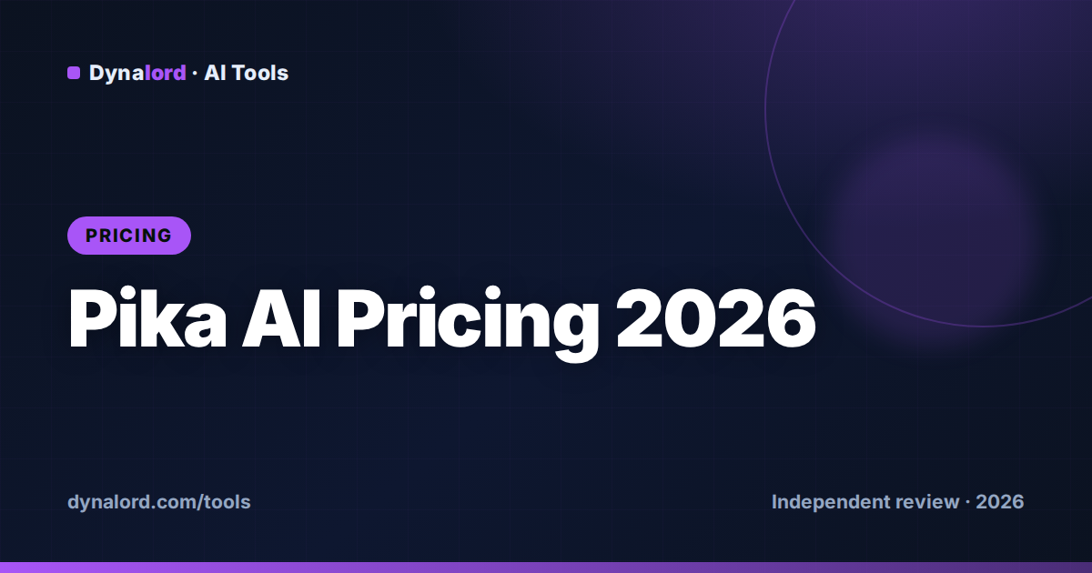 Pika AI Pricing 2026