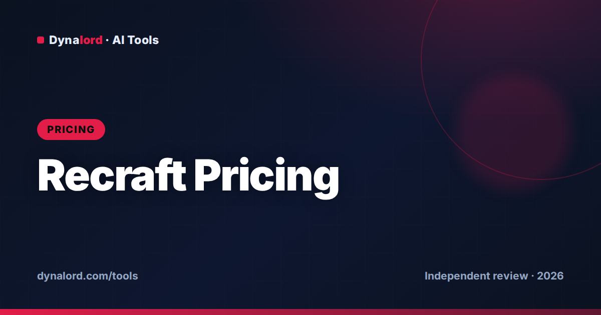 Recraft Pricing