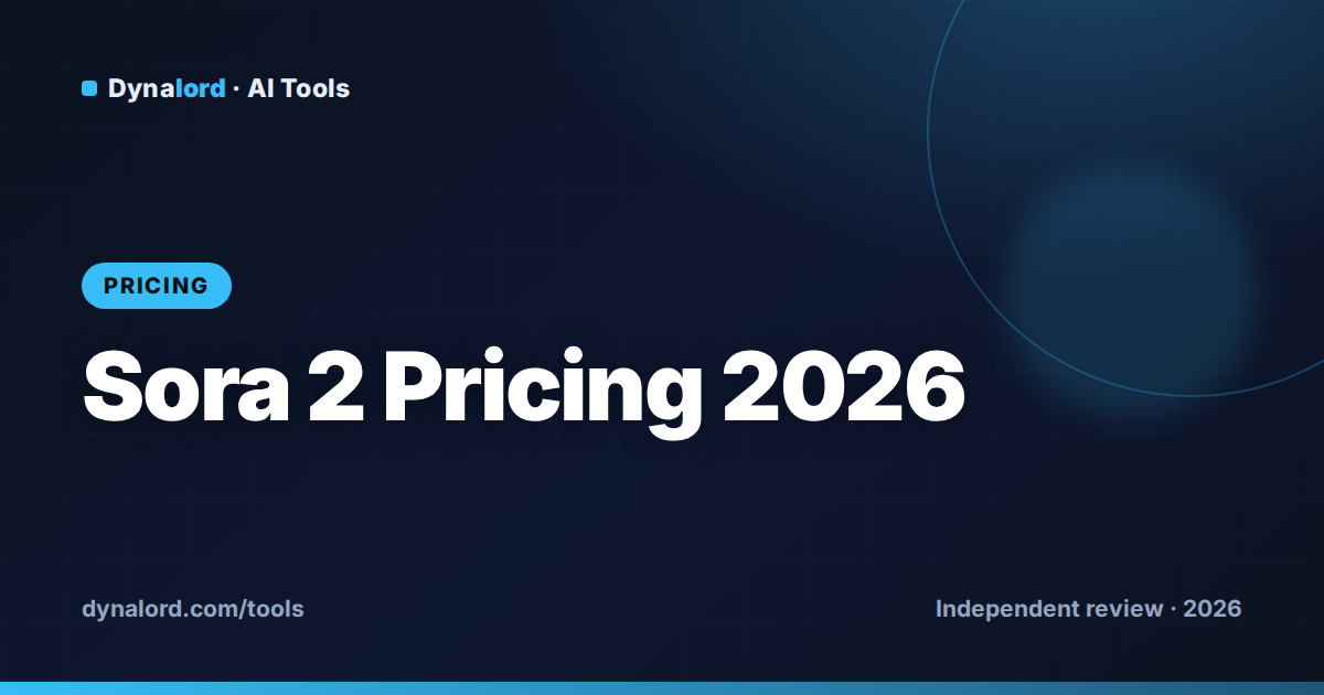 Sora 2 Pricing 2026